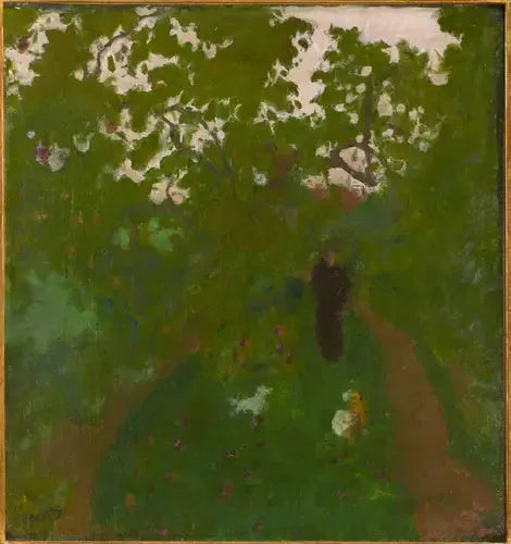 Promenade dans le jardin - Pierre Bonnard image 1 reproduction de peinture à l’huile
