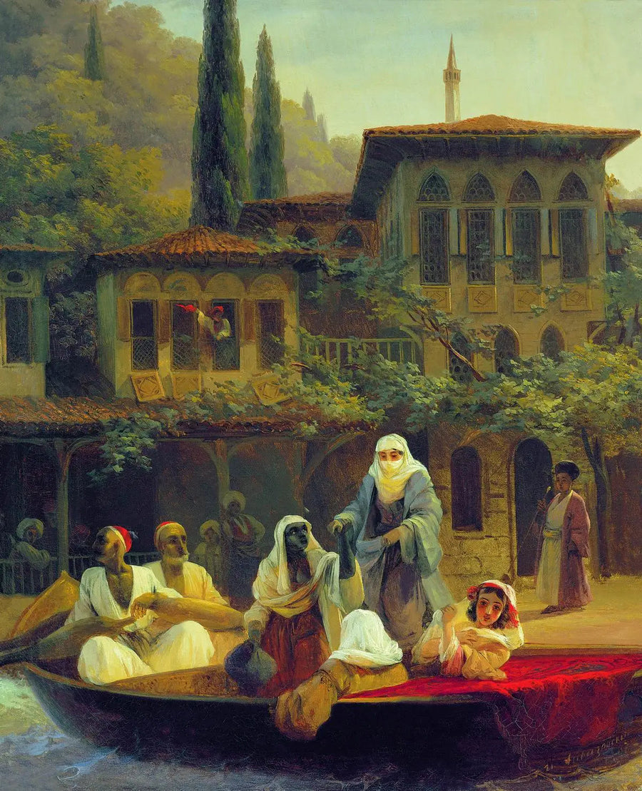 Promenade en bateau par Kumkapi à Constantinople - Ivan Aïvazovski