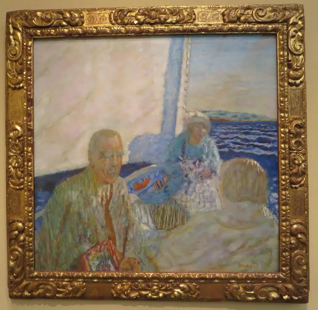 Promenade en bateau - Pierre Bonnard image 1 tableau peint à l’huile sur toile