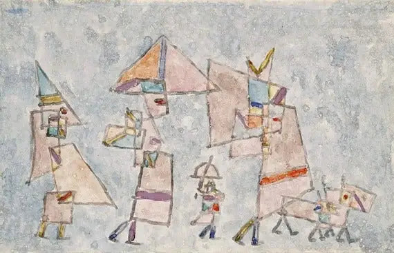 Promenade en Orient (Spazier Gang im Orient) - Paul Klee image 1 reproduction artisanale de tableau