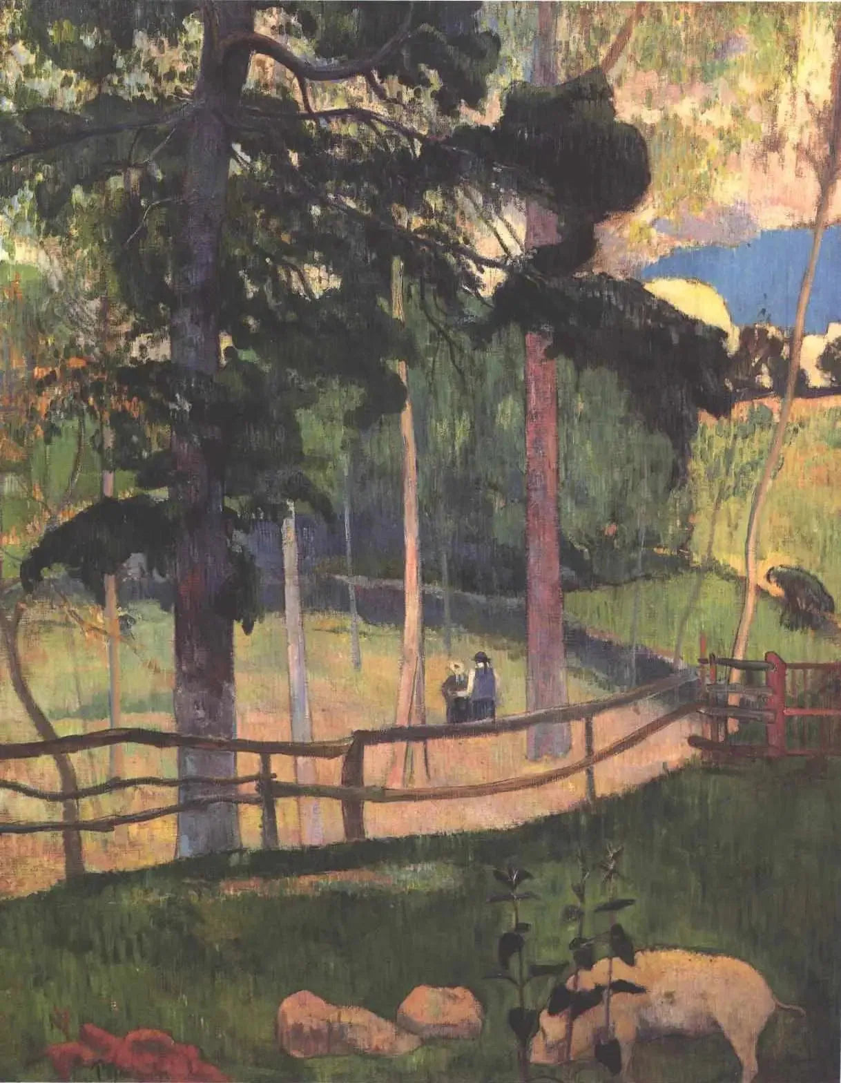 Promenade sentimentale - Paul Gauguin image 1 copie de tableau peinte à la main