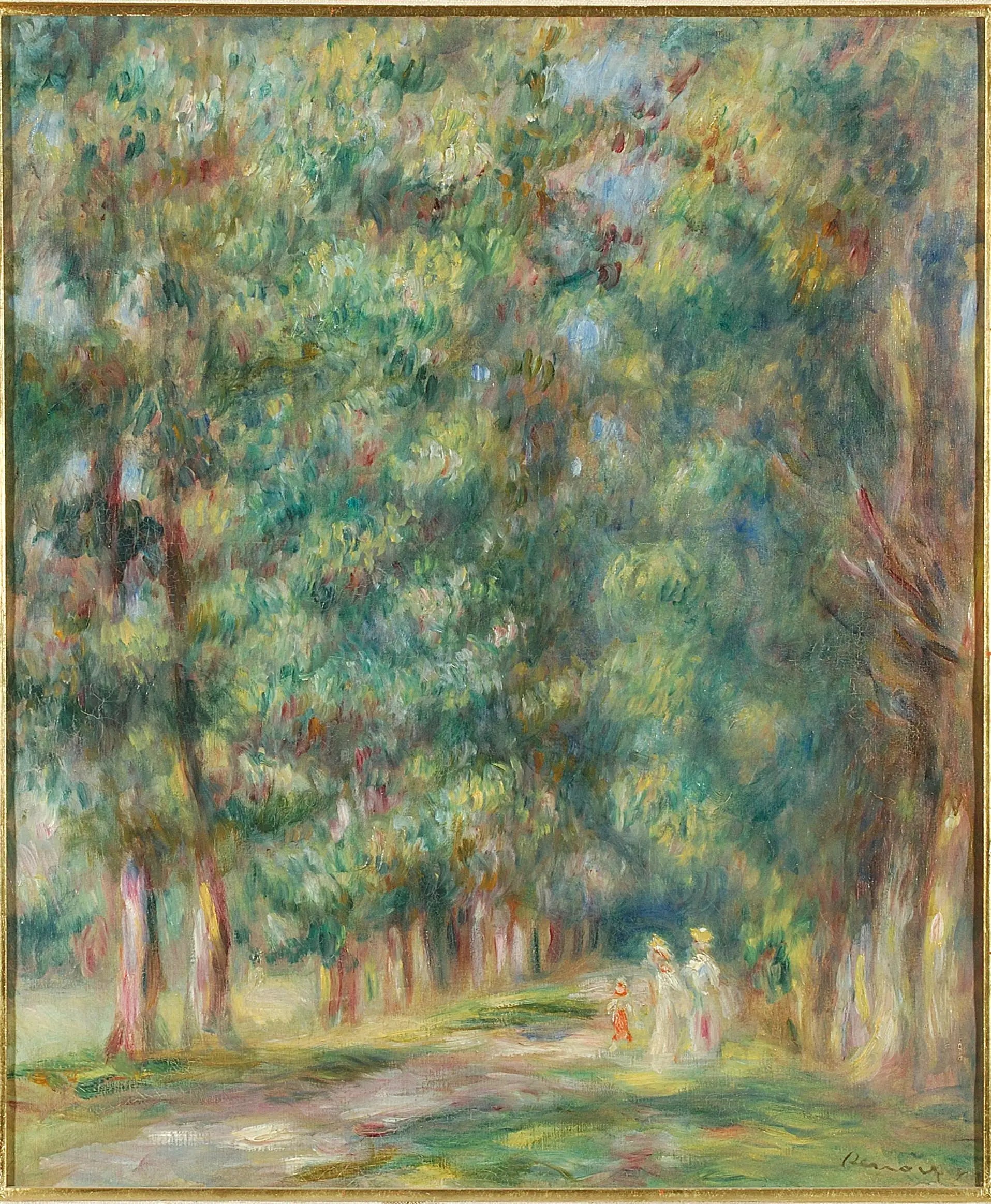 Promenade, sous-bois - Pierre-Auguste Renoir image 1 reproduction réalisée par Alpha Reproduction