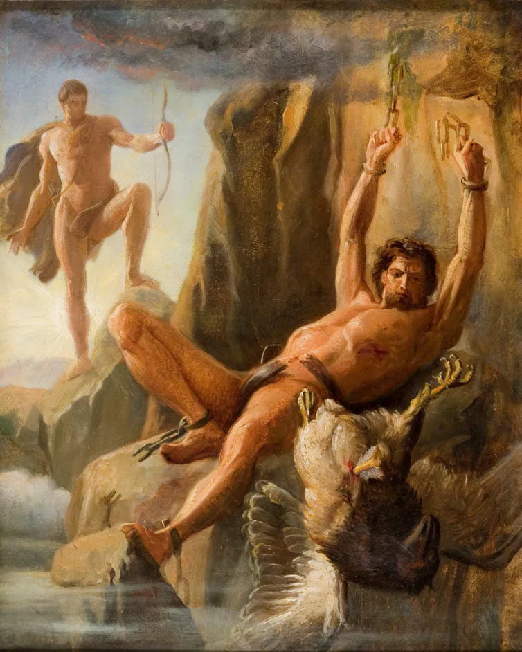Prométhée délié - Carl Heinrich Bloch image 1 reproduction de peinture à l’huile