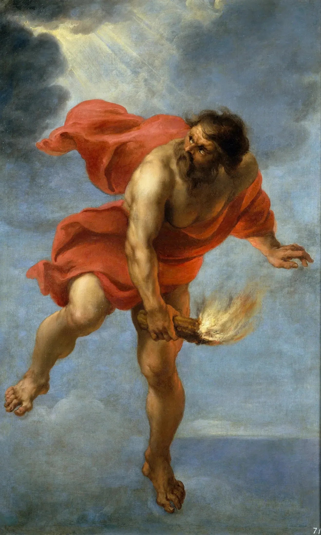 Prométhée portant le feu - Peter Paul Rubens image 1 copie peinte à la main à l’huile