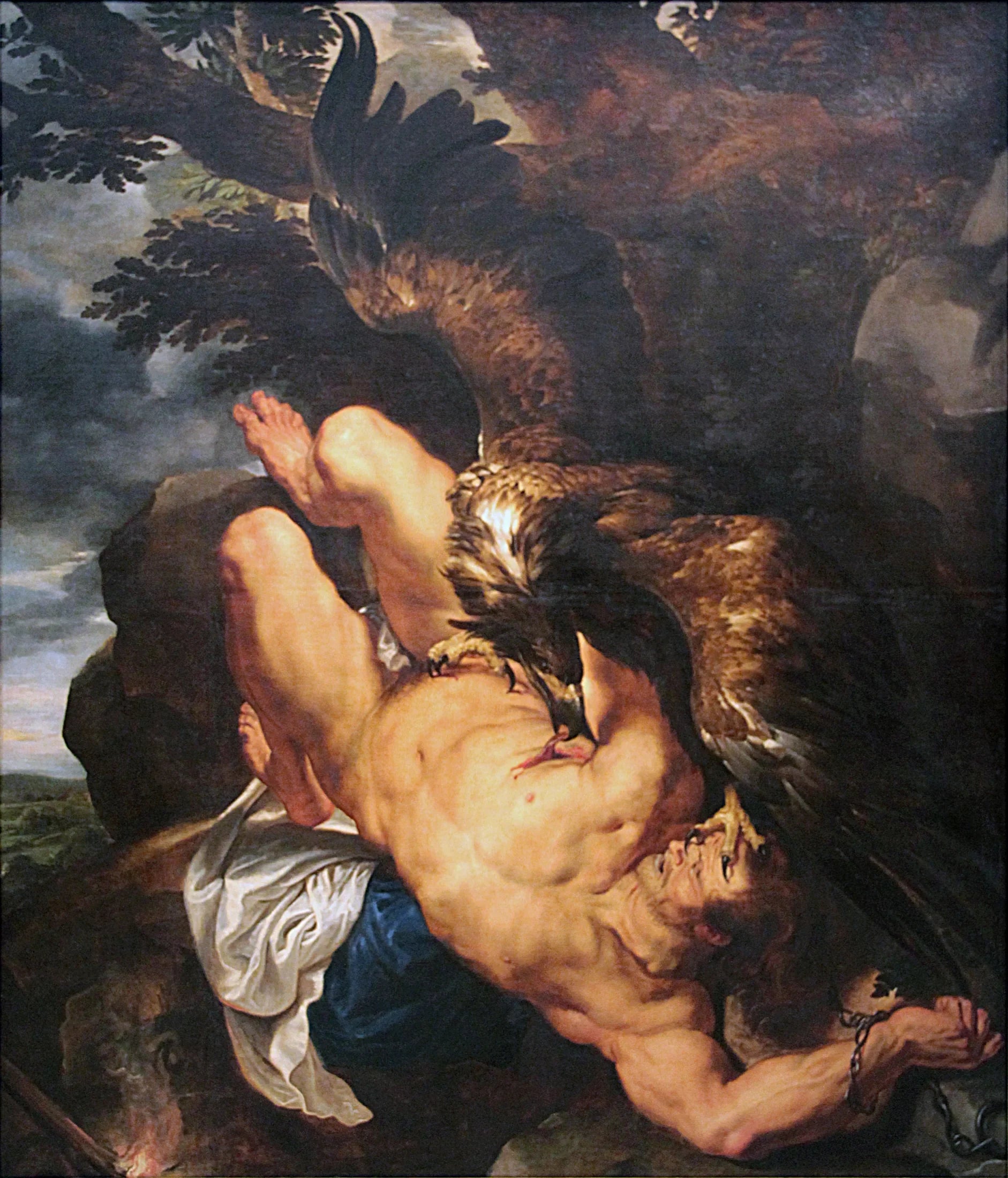 Prométhée supplicié - Frans Snyders image 1 reproduction de peinture à l’huile