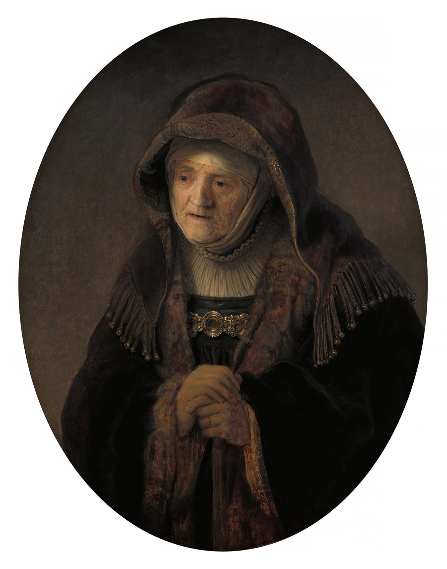 La Prophétesse Anne – Rembrandt avec reprises d’atelier
