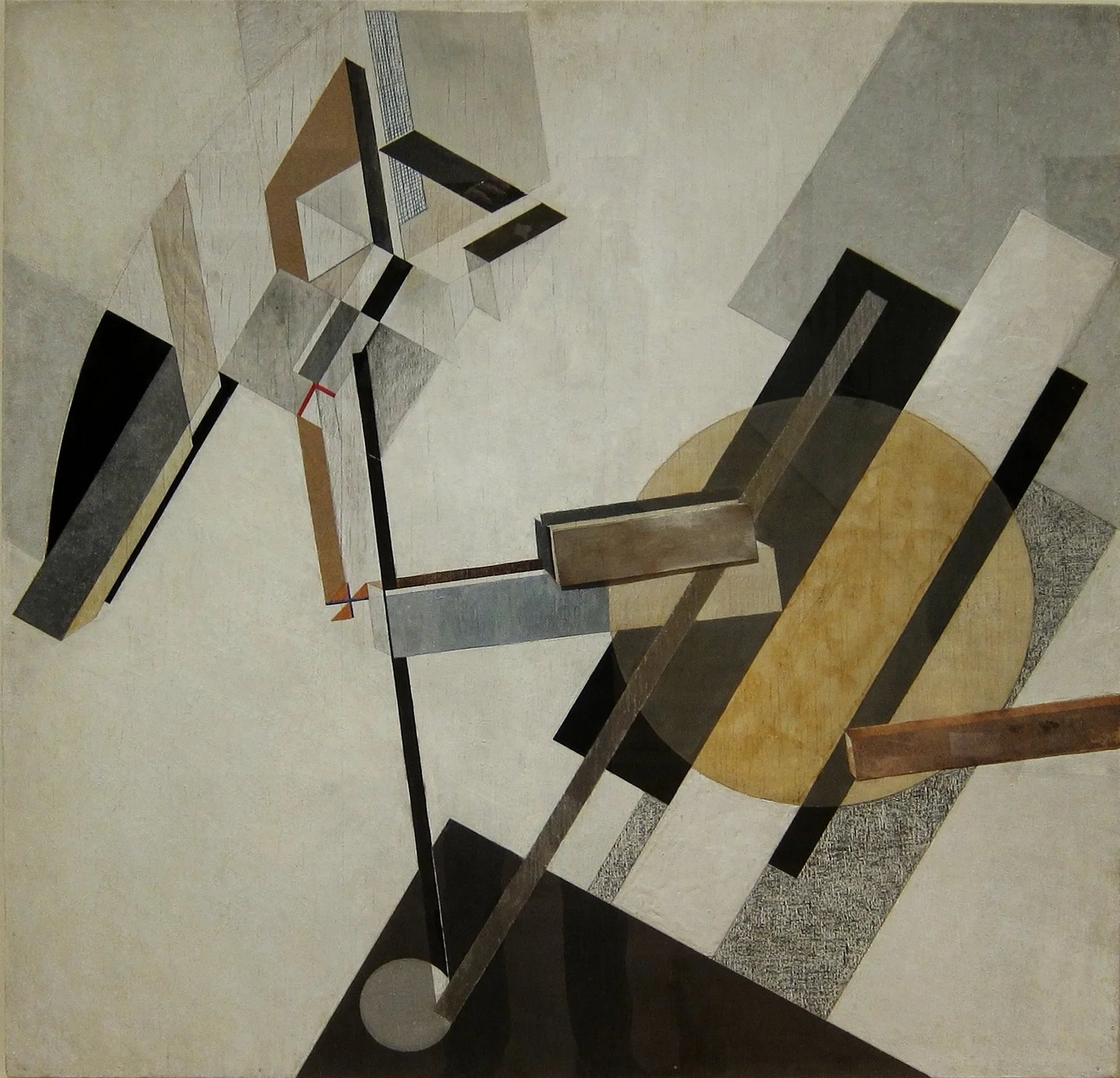 Proun 19D - Lazar Lissitzky image 1 reproduction de peinture à l’huile