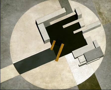Proun 1E (City) - Lazar Lissitzky image 1 copie de tableau peinte à la main