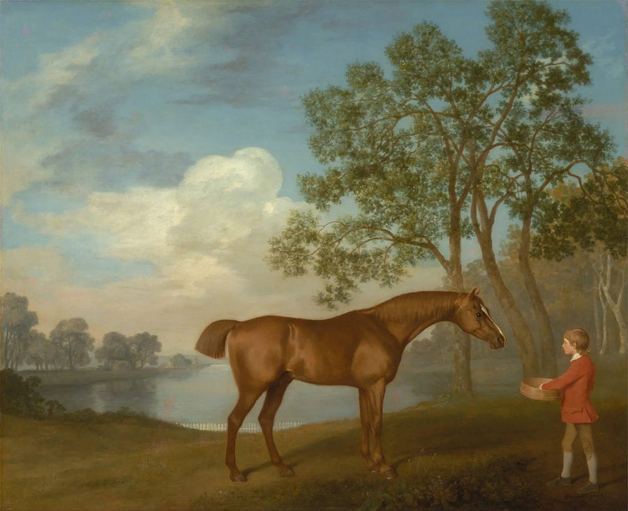 Pumpkin avec un garçon d'écurie - George Stubbs