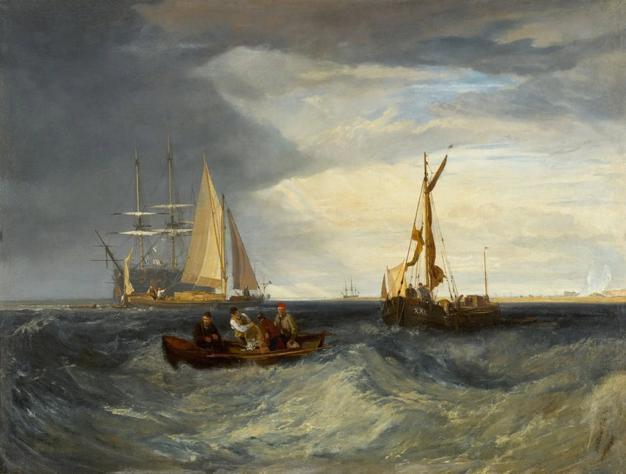 Purfleet and the Essex Shore as seen from Long Reach - J. M. W. Turner