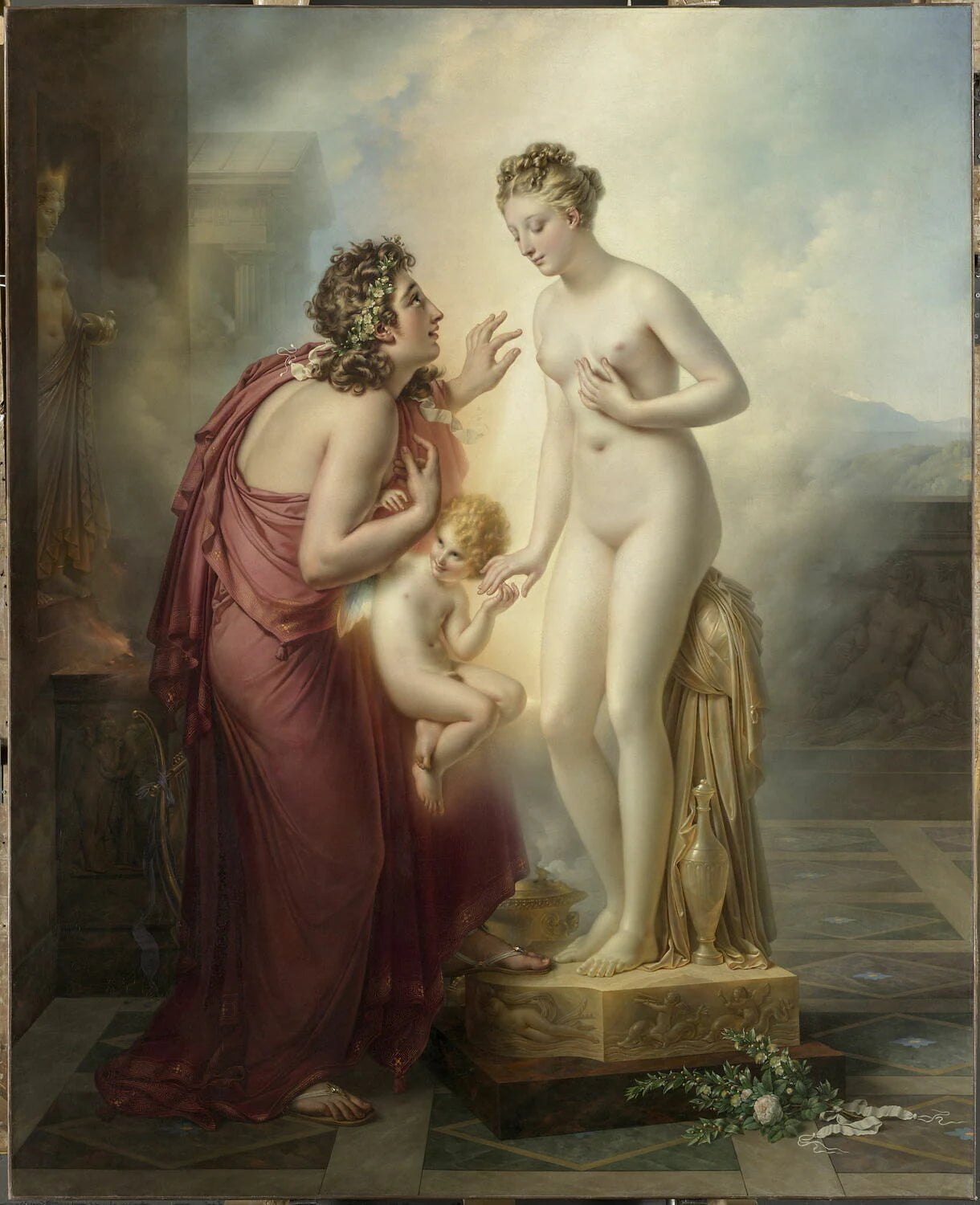 Pygmalion et Galatée - Anne-Louis Girodet de Roucy-Trioson