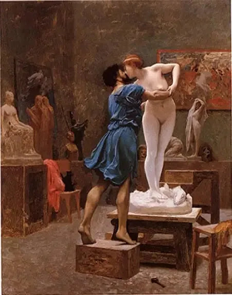 Pygmalion et Galatée - Jean-Léon Gérôme image 1 reproduction d’œuvre d’art à l’huile