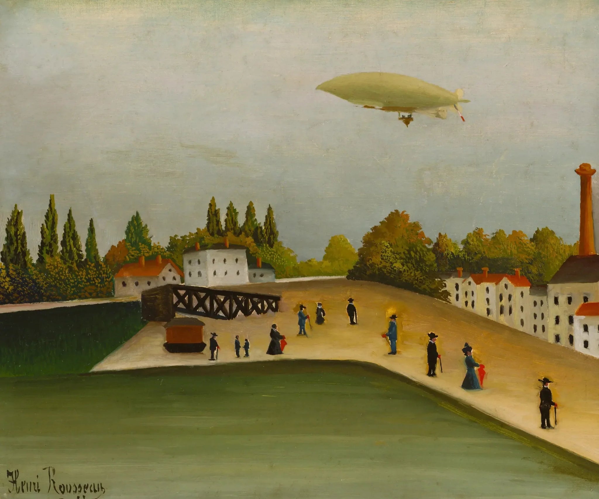 Quai d'Ivry - Henri Rousseau image 1 reproduction réalisée par Alpha Reproduction