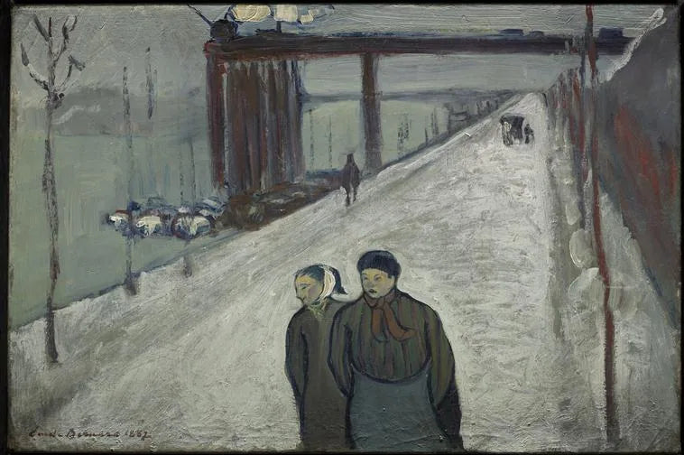 Quai de Clichy-sur-la-Seine - Émile Bernard image 1 tableau peint à l’huile sur toile