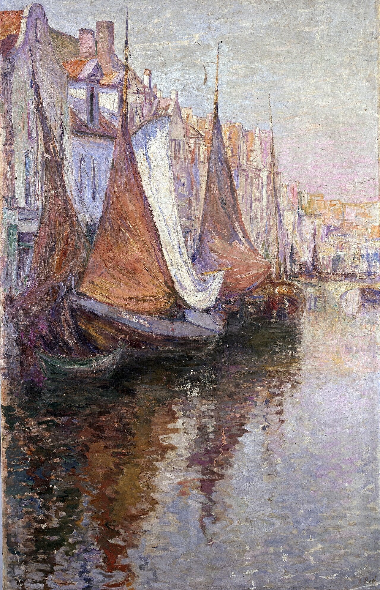Quai de Malines - Anna Boch image 1 reproduction de peinture à l’huile