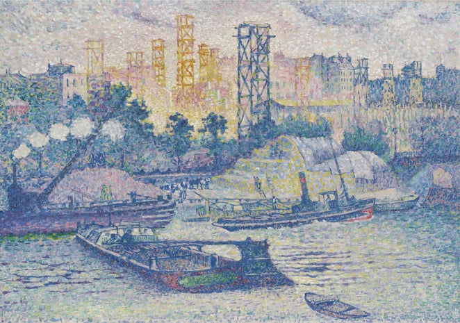 Quai de Passy - Henri-Edmond Cross image 1 reproduction artisanale de tableau