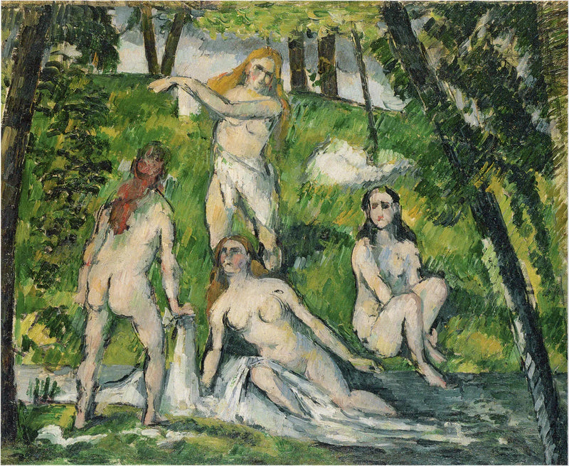 Quatre baigneuses - Paul Cézanne