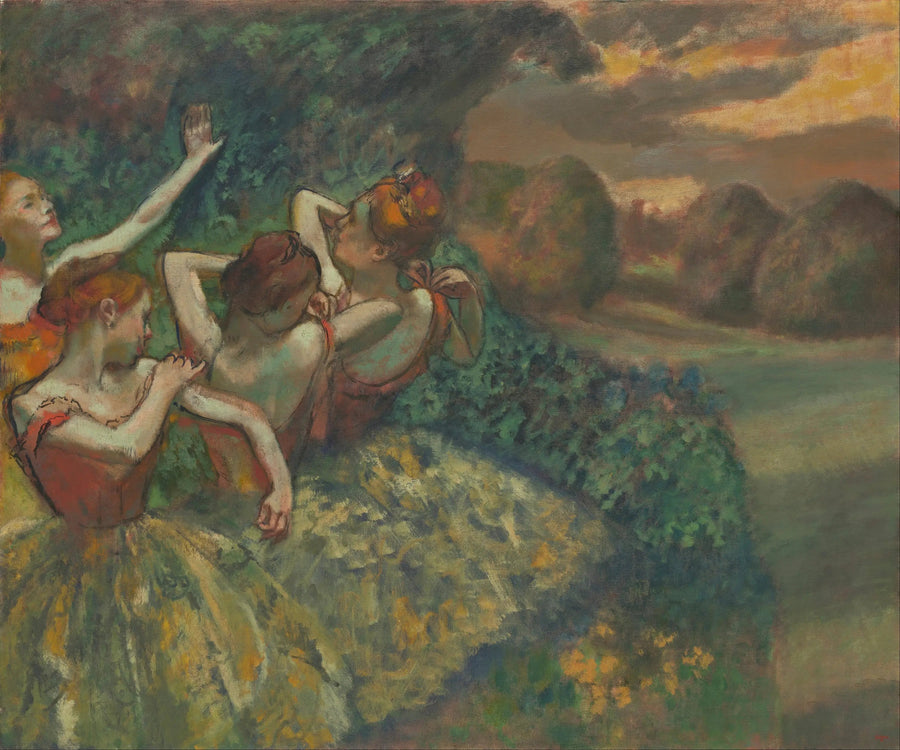 Quatre danseurs - Edgar Degas