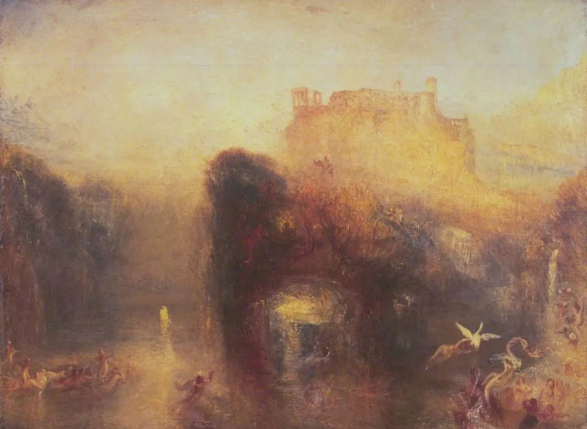 Queen Mab’s Cave - J. M. W. Turner image 1 reproduction d’œuvre d’art à l’huile