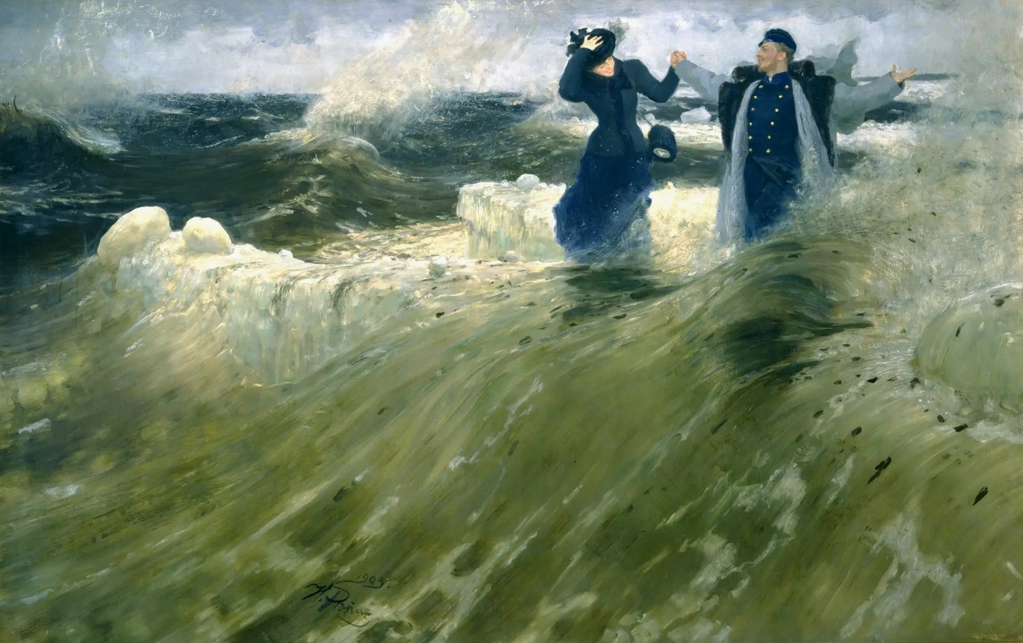Quelle liberté ! - Ilya Repin image 1 reproduction de peinture à l’huile