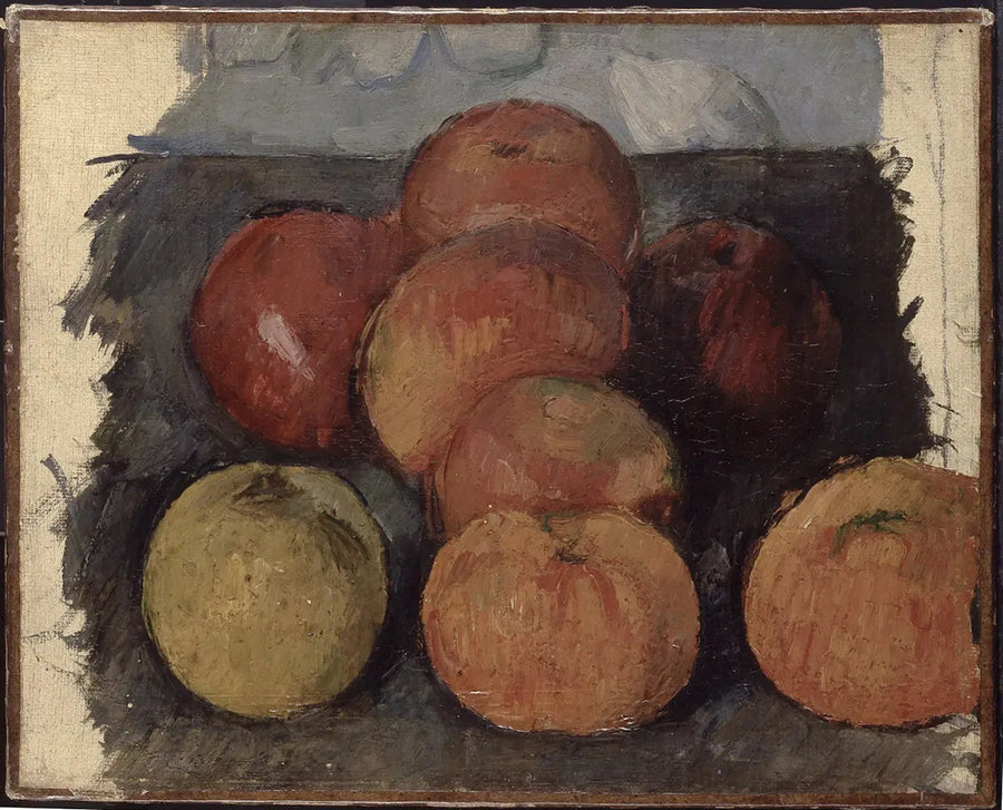 Quelques pommes - Paul Cézanne