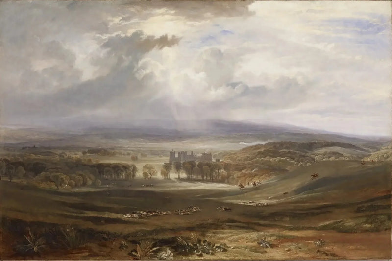 Raby Castle, the Seat of the Earl of Darlington - J. M. W. Turner