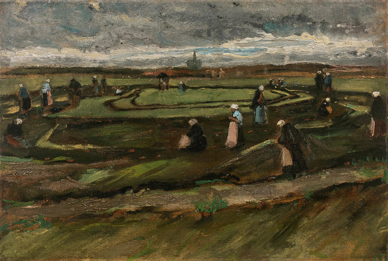 Raccomodeuses de filets dans les dunes - Vincent van Gogh