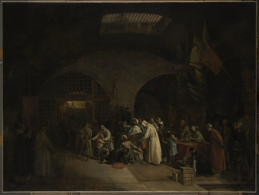 Rachat de prisonniers dans les prisons d Alger - François Marius Granet