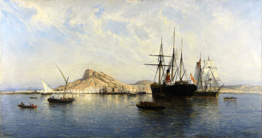 La rade d'Alicante - Rafael Monleón y Torres