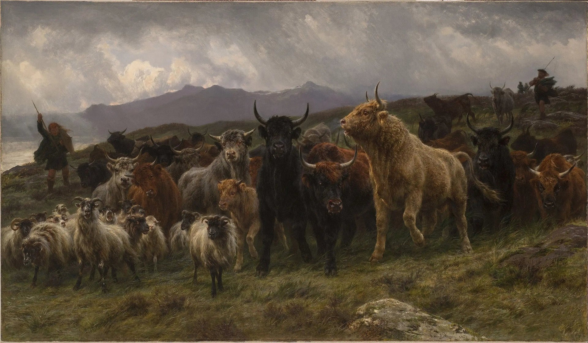 Raid des Highlands - Rosa Bonheur image 1 reproduction artisanale de tableau