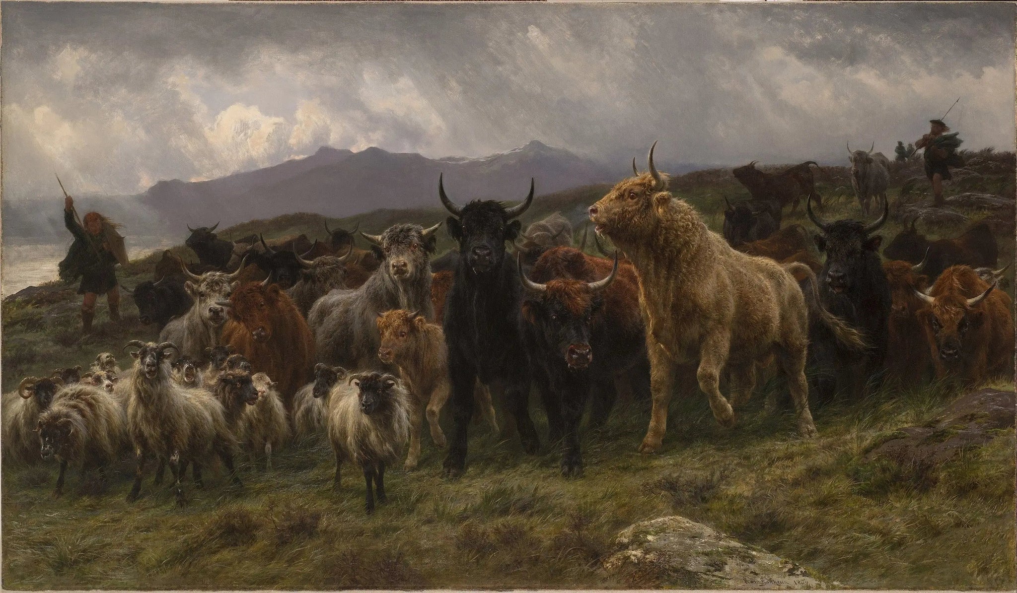Raid des Highlands - Rosa Bonheur image 1 reproduction artisanale de tableau