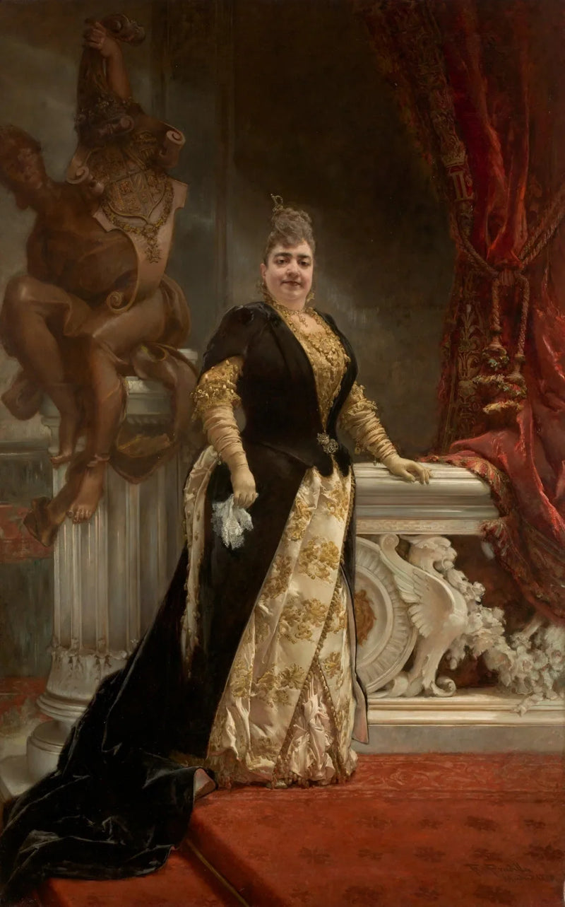 Raimunda Ossorio y Ortega, marquesa de Linares - Francisco Pradilla y Ortiz