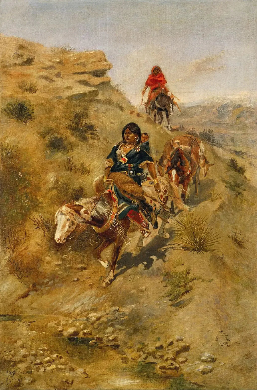 Ramener la viande à la maison - Charles Marion Russell