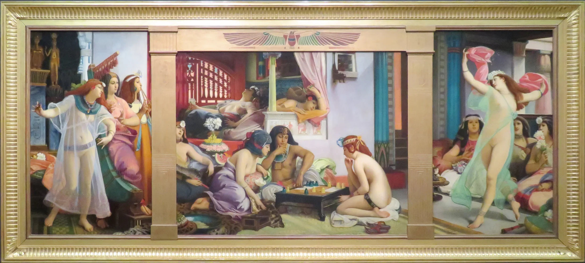 Ramsès dans son harem - Jean-Jules-Antoine Lecomte du Nouÿ image 1 reproduction artisanale de tableau