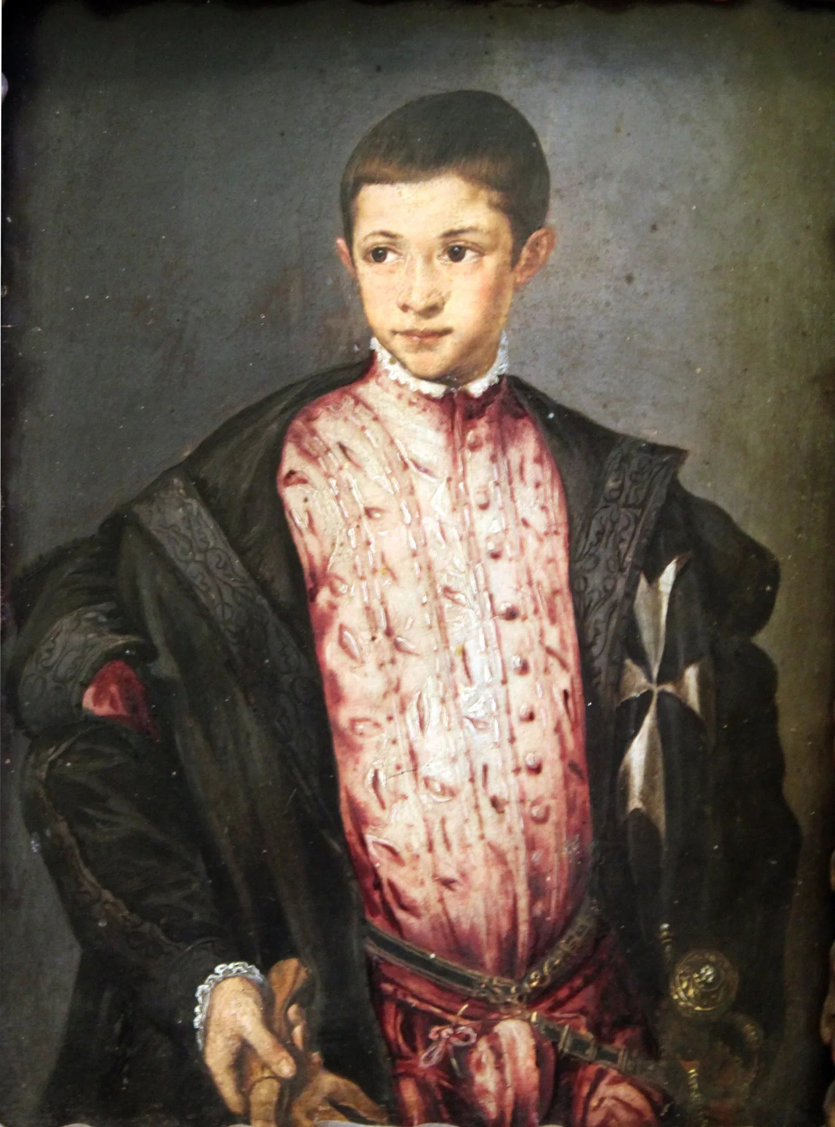 Ranuccio Farnese (1530-1565) à l'âge de 12 ans - Francesco Salviati image 1 reproduction de peinture à l’huile