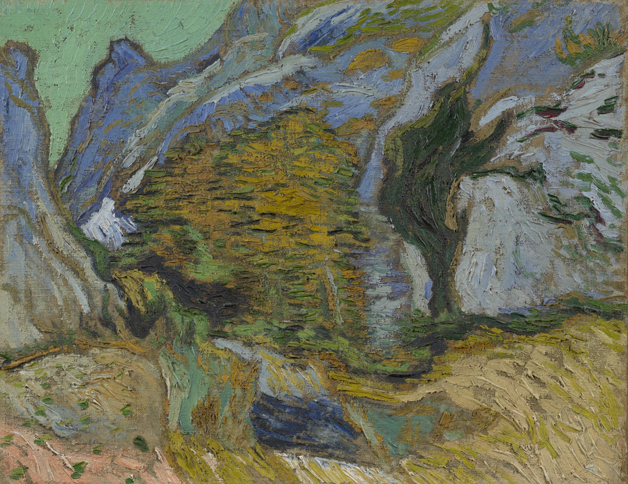 Ravin avec un petit ruisseau, F645 – Vincent van Gogh