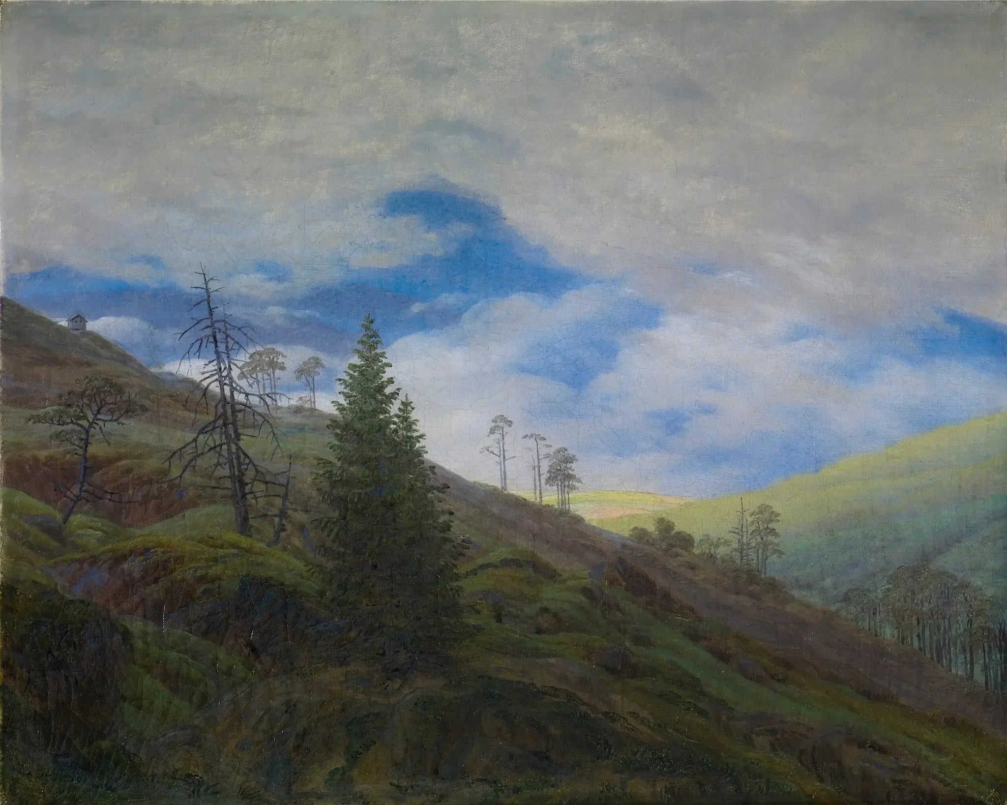 Rayon de soleil dans le Riesengebirge - Caspar David Friedrich image 1 copie peinte à la main à l’huile
