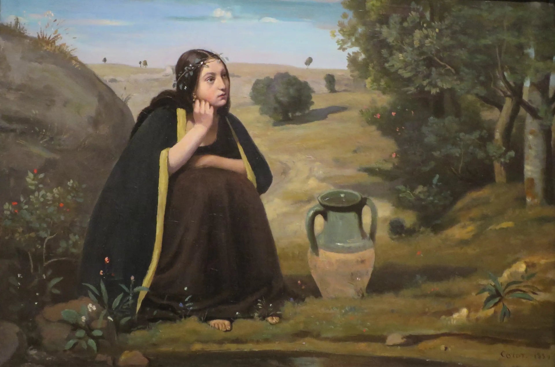 Rébecca - Jean-Baptiste Camille Corot image 1 tableau peint à l’huile sur toile