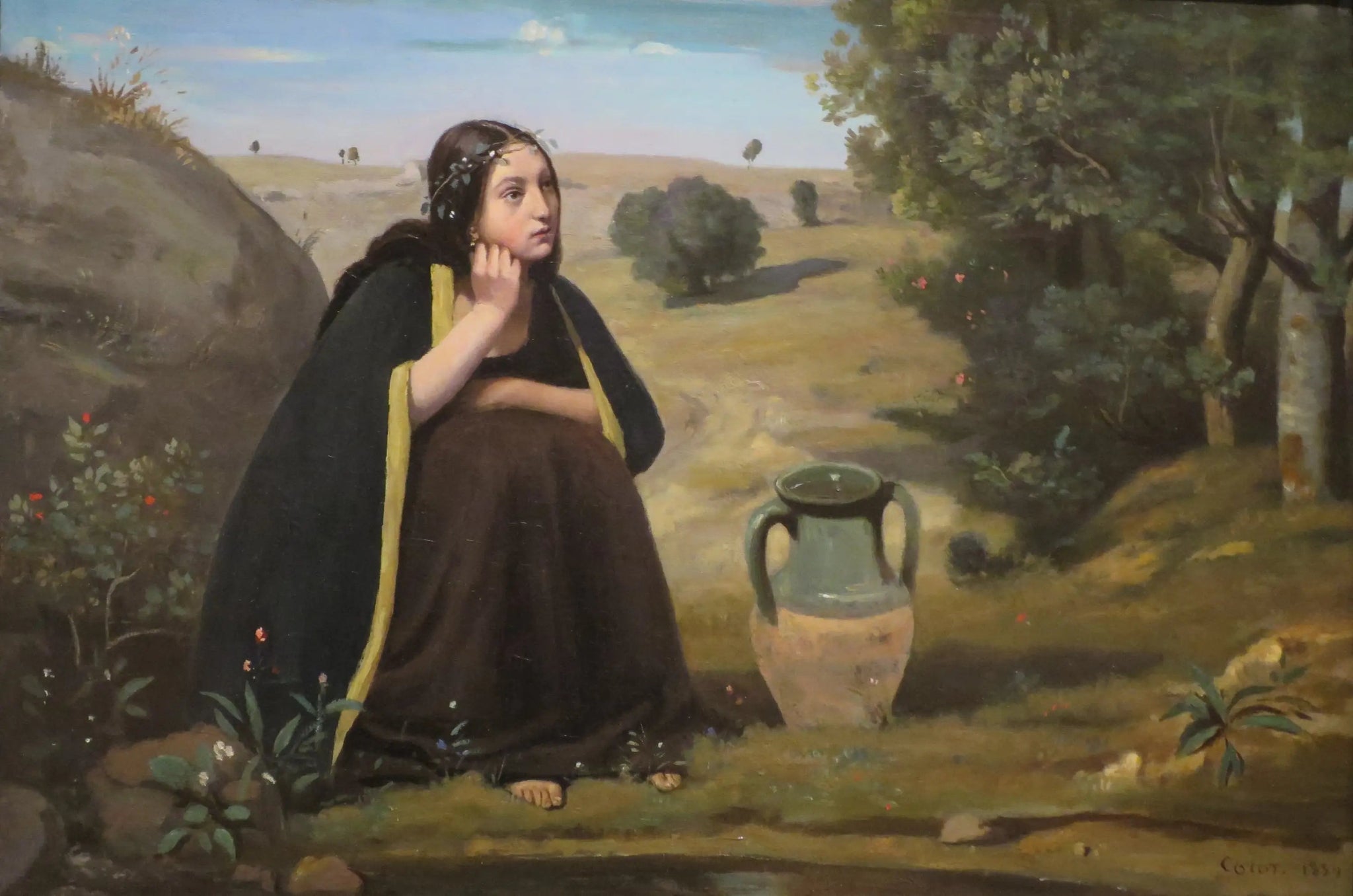 Rébecca - Jean-Baptiste Camille Corot image 1 tableau peint à l’huile sur toile