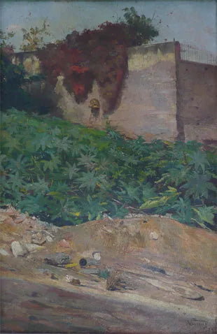 Recanto com mamoneiras - Eliseu Visconti image 1 reproduction de peinture à l’huile
