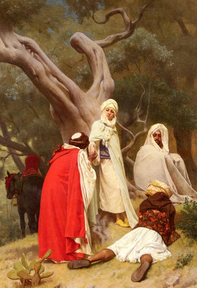 Réception d'un émir - Gustave Boulanger image 1 reproduction artisanale de tableau