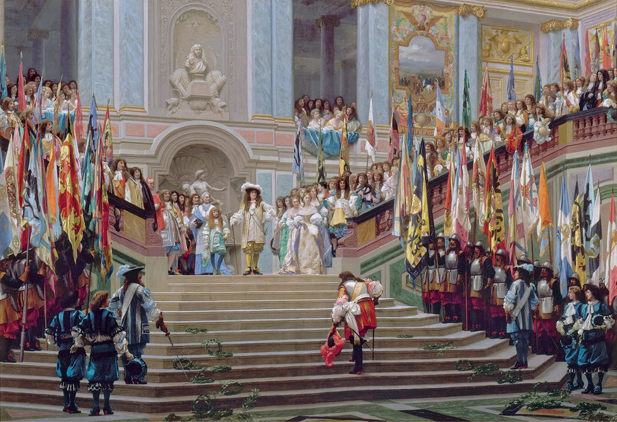 Réception du Grand Condé à Versailles - Jean-Léon Gérôme