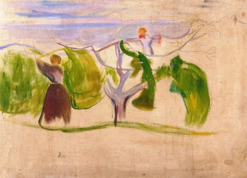 Récolte de fruits - Edvard Munch