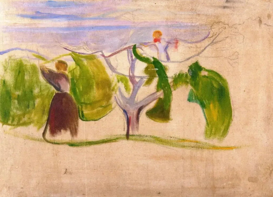 Récolte de fruits - Edvard Munch