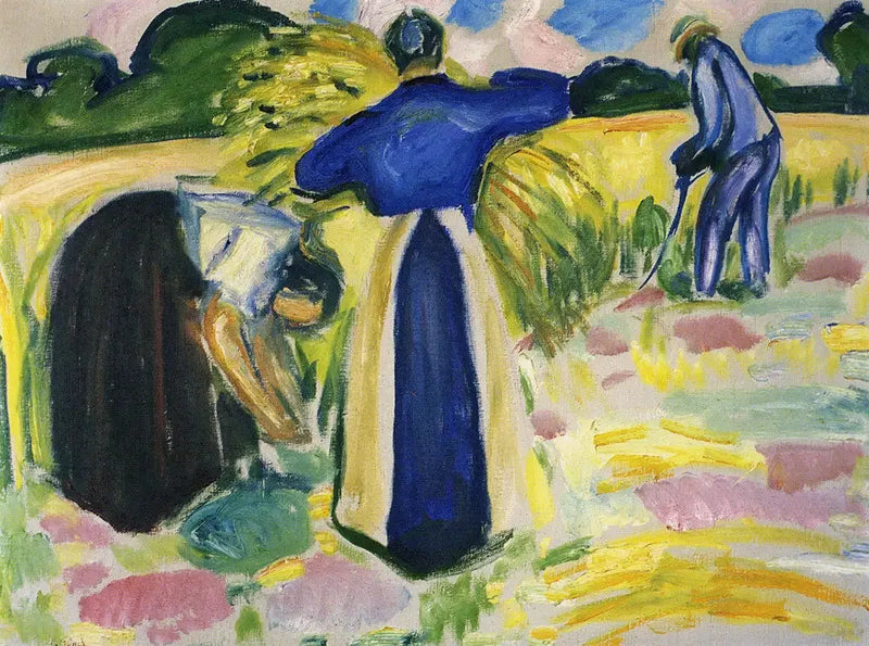 Récolte de maïs - Edvard Munch