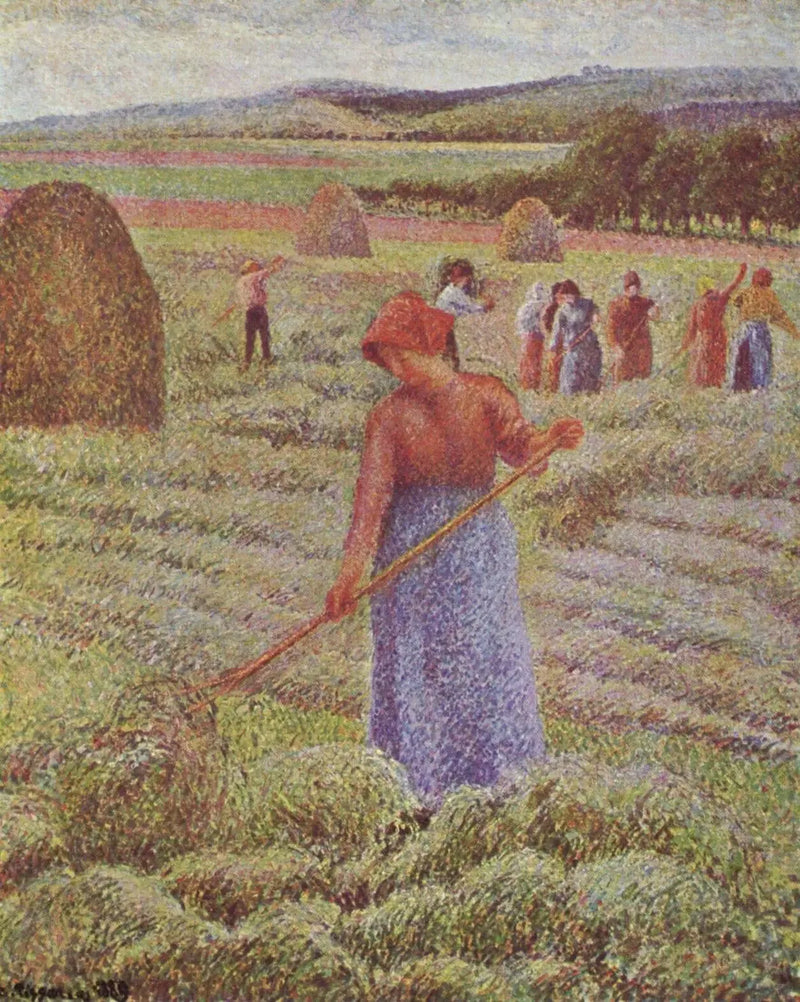 Récolte du foin à Eragny-sur-Epte - Camille Pissarro