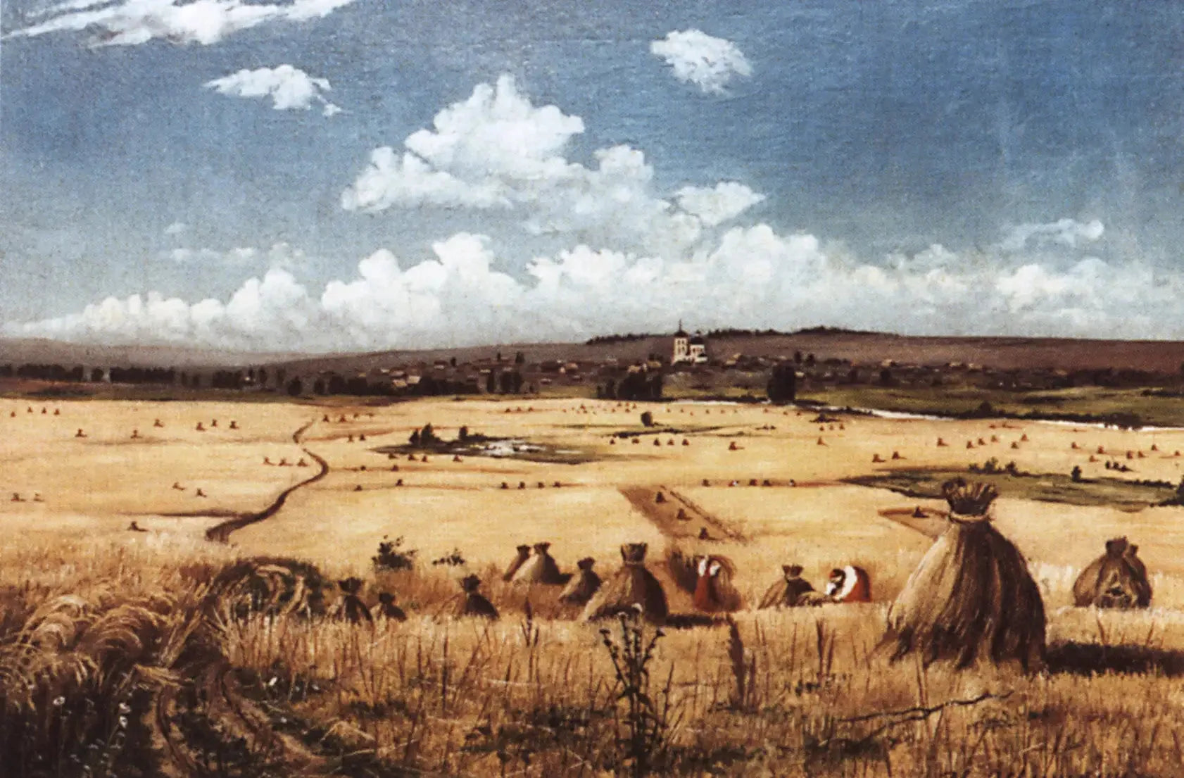 Récolte - Ivan Chichkine image 1 reproduction artisanale de tableau