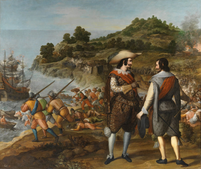 La reconquête de San Juan à Porto Rico - Eugenio Cajés