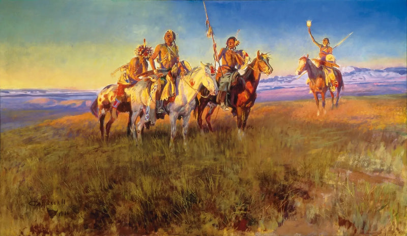 Red Man’s Wireless - Charles Marion Russell