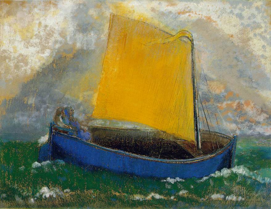La Barque mystique - Odilon Redon